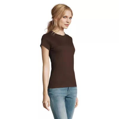 Koszulka damska 190 g/m² Sol's IMPERIAL WOMEN - Chocolate (S11502-CH)