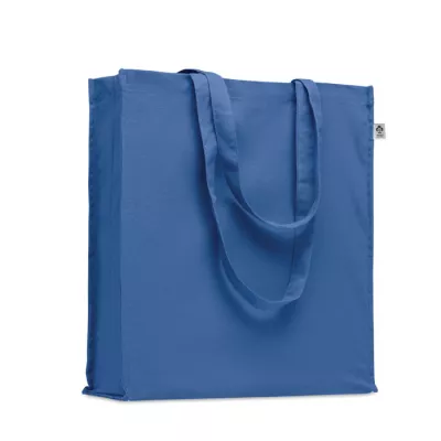 Torba z bawełny organicznej 220 g/m² BENTE COLOUR - Niebieski (MO2197-37)