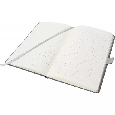 Notatnik A5 w kropki z papieru z recyklingu AGNESE - szary (2179907)