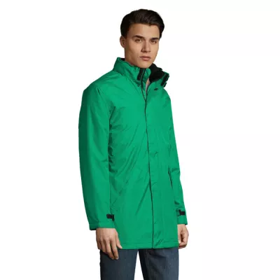 Kurtka unisex ocieplana z kapturem Sol's ROBYN - Zielony (S02109-KG)