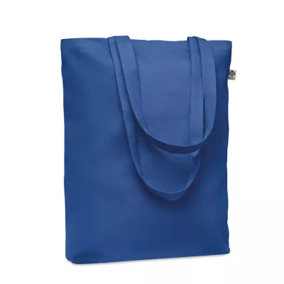 Torba płócienna z bawełny organicznej 270 g/m² COCO - Niebieski (MO6713-37)