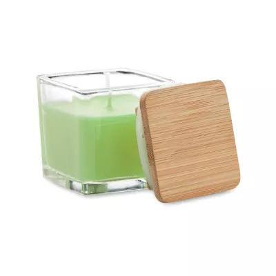 Świeca zapachowa z wosku roślinnego 50 g PILA - Limonka (MO2235-48)