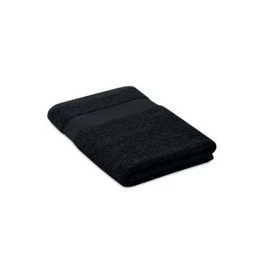 Ręcznik frotte organiczny 70x140 cm 360 g/m² PERRY - Czarny (MO9932-03)