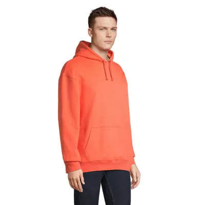 Bluza unisex z kapturem 280 g/m² Sol's CONDOR - Pop Orange (S03815-PO)