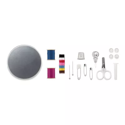 Zestaw do szycia w aluminiowej puszce CUCIRE - Srebrny Mat (MO8977-16)