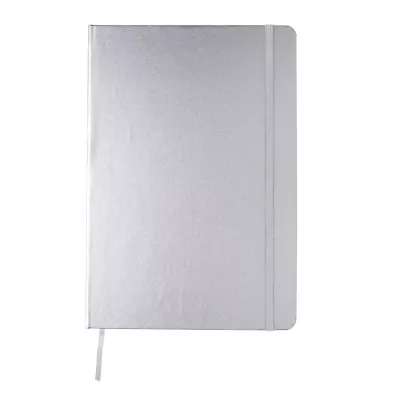 Notatnik A5, twarda okładka - srebrny (P773.212)