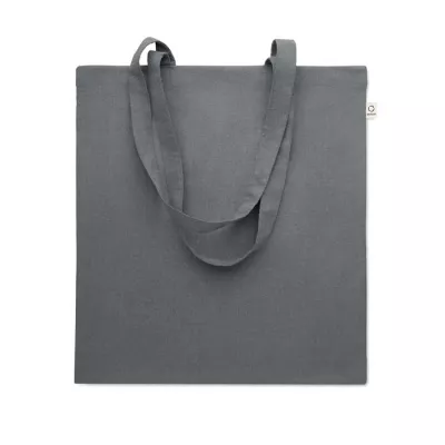 Torba z bawełny z recyklingu 140 g/m² VIVEKA COLOUR - Kamienny Szary (MO2302-15)