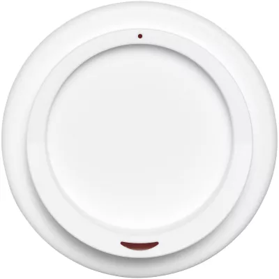 Kubek termiczny z serii Americano® o pojemności 350 ml z uchwytem - Biały-Czerwony (21000217)