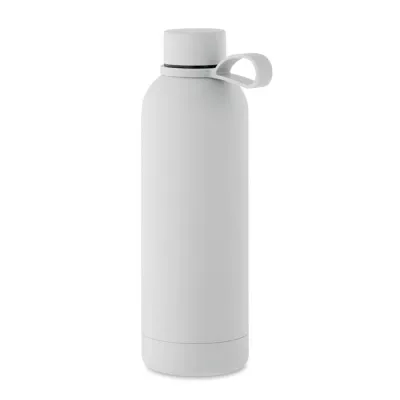 Butelka termiczna ze stali z recyklingu 500 ml EMERALD - Bialy (MO2315-06)