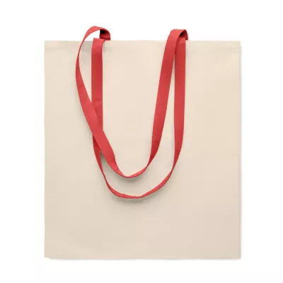 Torba bawełniana na zakupy 140 g/m² ZEVRA - Czerwony (MO6437-05)