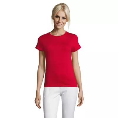 Koszulka damska dopasowana 150 g/m² Sol's REGENT WOMEN - Czerwony (S01825-RD)