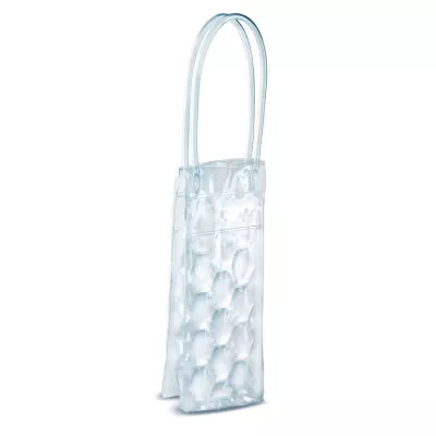 Torba chłodząca na butelkę z PVC BACOOL - Przezroczysty (MO7760-22)