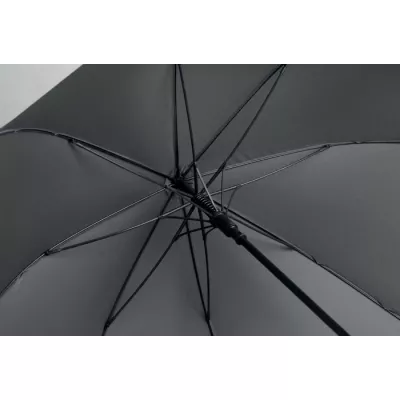 Parasol automatyczny 27" z drewnianą rączką RAYNA - Kamienny Szary (MO3220-15)