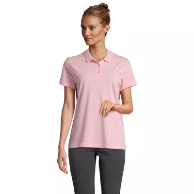 Koszulka polo damska Sol's PULSE WOMEN - Cukierowy Róż (S04501-AX)
