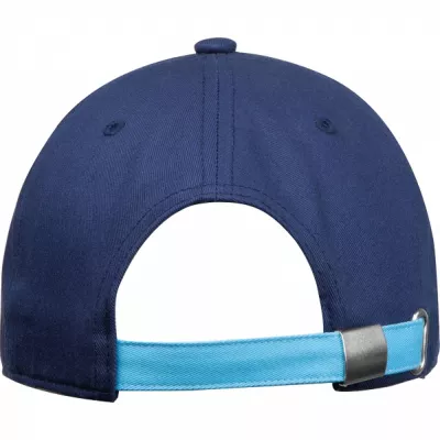 Czapka z daszkiem bawełniana 5 paneli 290 g/m2 AXEL - granatowy (5391844)