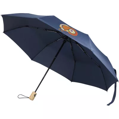 Renee – składany parasol 23 cale wyposażony w funkcję automatycznego otwierania i zamykania - Granatowy (13015955)