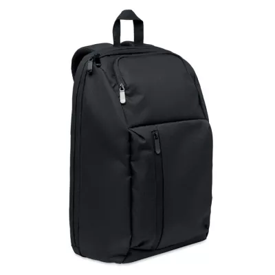 Plecak na laptop 15" z RPET 15 l DOHA - Czarny (MO3123-03)