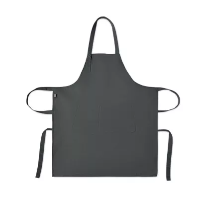 Fartuch z bawełny organicznej 240 g/m² GAMMA - Kamienny Szary (MO2249-15)