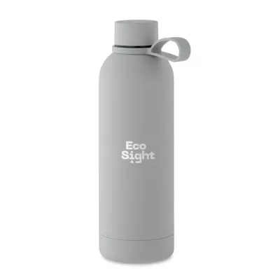 Butelka termiczna ze stali z recyklingu 500 ml EMERALD - Szary (MO2315-07)