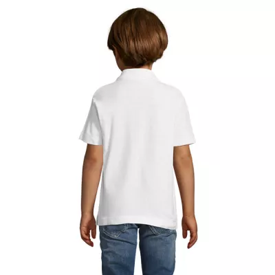 Polo dziecięce piqué 170 g/m² Sol's SUMMER II KIDS - Bialy (S11344-WH)