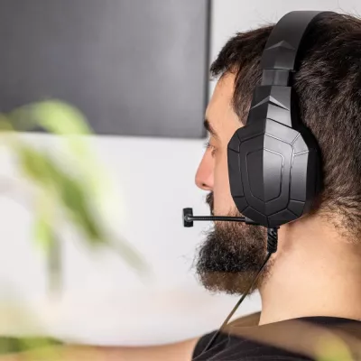 Zestaw słuchawkowy RAFFAELLA - czarny (3231603)