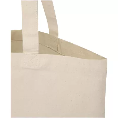 Madras Blend torba na zakupy z bawełny z recyklingu z certyfikatem GRS o gramaturze 140 g/m² i pojemności 7l - Piasek pustyni (12076006)