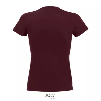 Koszulka damska 190 g/m² Sol's IMPERIAL WOMEN - Burgundy (S11502-BG)