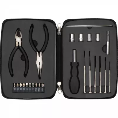 Zestaw narzędzi 25 elementów JACK - szary (8782307)