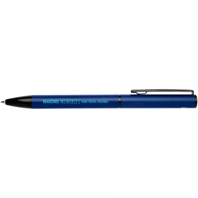 Verton - długopis obrotowy z aluminium z recyklingu, z etui (niebieski wkład) - Ocean Blue2 (10733155)