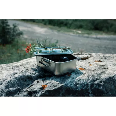 Pudełko śniadaniowe 1 L - silver (P269.082)