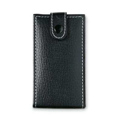 Zestaw do manicure 6 narzędzi w etui z PU NAILKIT - Czarny (IT3059-03)