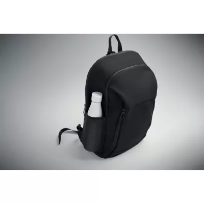 Plecak na laptop 15" z PU z ukrytą komorą KOROVIN - Czarny (MO2684-03)