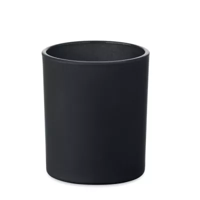 Świeca zapachowa wanilia w szkle 80 g KIVAS WOOD - Czarny (MO2708-03)