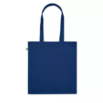 Torba z bawełny organicznej 220 g/m² BENTE COLOUR - Niebieski (MO2197-04)