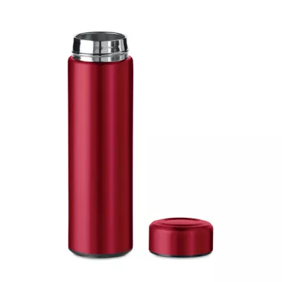 Termos stalowy z zaparzaczem 425 ml PATAGO - Czerwony (MO9810-05)