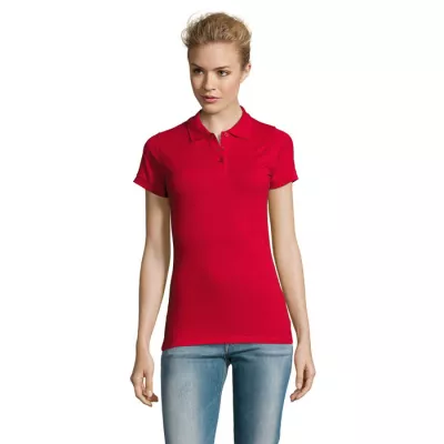 Polo damskie piqué 180 g/m² Sol's PERFECT WOMEN - Czerwony (S11347-RD)