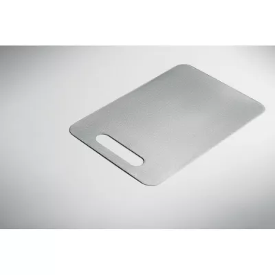 Deska do krojenia stalowa 34x23 cm PLATI + - Srebrny (MO3116-14)