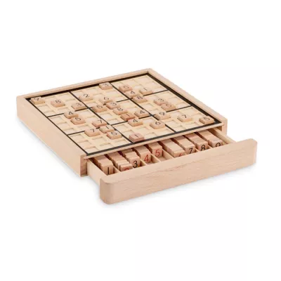 Gra sudoku drewniana z 99 płytkami SUDOKU - Drewna (MO6793-40)