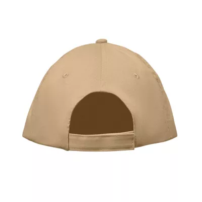 Czapka z daszkiem 5-panelowa z bawełny 180 g/m² SUNNY - Kosc Sloniowa (MO2345-53)