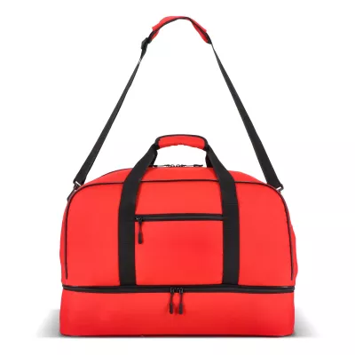 Torba sportowo-podróżna R-PET 600D 55,5 x 25 x 36 cm 50 l - czerwony (LT95369-N0021)