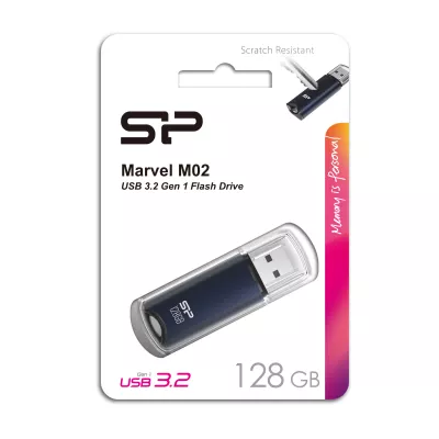 Pendrive Marvel M02, 16GB 3.2 Silicon Power - niebieski (EG832404 128GB)
