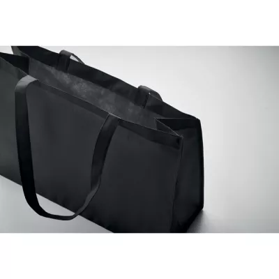 Torba na zakupy z włókniny RPET 80 g/m² KAIMONO - Czarny (MO2193-03)