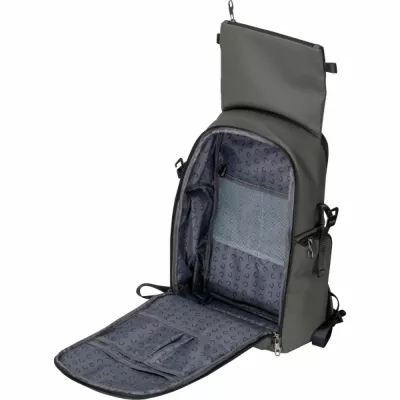 Plecak na laptopa SANTA ANA MoLu z poliestru z recyklingu - ciemnoszary (498177)