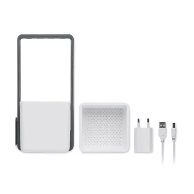 Ogródek domowy z oświetleniem LED LUSHLET - Bialy (MO2702-06)