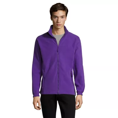 Bluza polarowa męska rozpinana 300 g/m² Sol's NORTH - Dark Purple (S55000-DA)