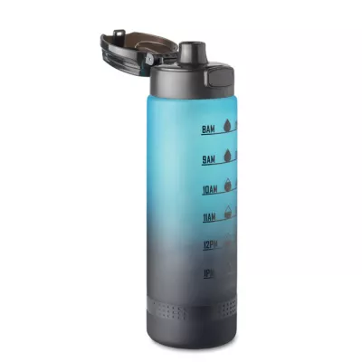 Butelka sportowa z RPET 1000 ml LEVEL - Turkusowy (MO2409-12)