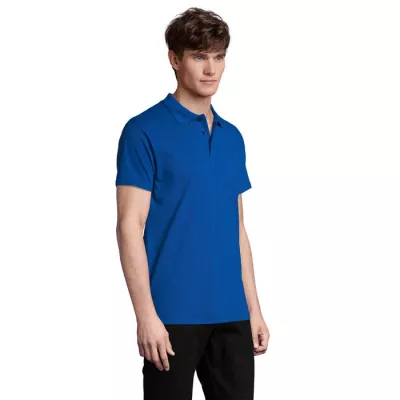 Koszulka polo męska piqué 210 g/m² Sol's SPRING II - Niebieski (S11362-RB)