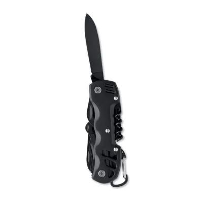 Scyzoryk 13 w 1 ze stali z etui MYTOOL - Czarny (MO3130-03)