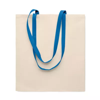 Torba bawełniana na zakupy 140 g/m² ZEVRA - Niebieski (MO6437-37)