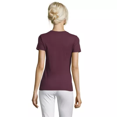Koszulka damska dopasowana 150 g/m² Sol's REGENT WOMEN - Burgundy (S01825-BG)